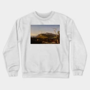 Catskill Mountain House by Jasper Francis Cropsey Crewneck Sweatshirt